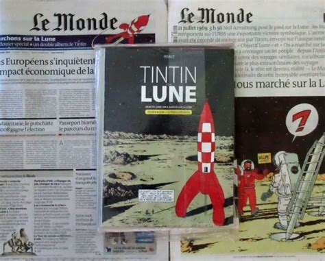 TINTIN ET LA Lune Le Monde Le Double Album 16 Pages D Archives 2009