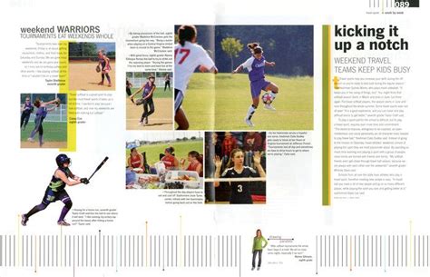 Great Yearbook Page Layout Example from Altavista Combined School, Altavista, VA. | Yearbook ...