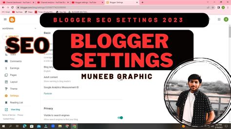 Blogger SEO Settings 2023 Advanced SEO SEO Settings For BLOGGER