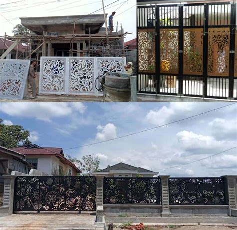 Desain Pagar Laser Cutting Minimalis Desain Pagar Laser Cutting Rumah