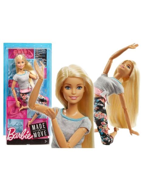 Lalka Barbie Ftg Made To Move Gimnastyczka Blondynka