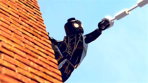 Spider Man Noir Into The Spide Verse Suit Performs All Cutscenes In