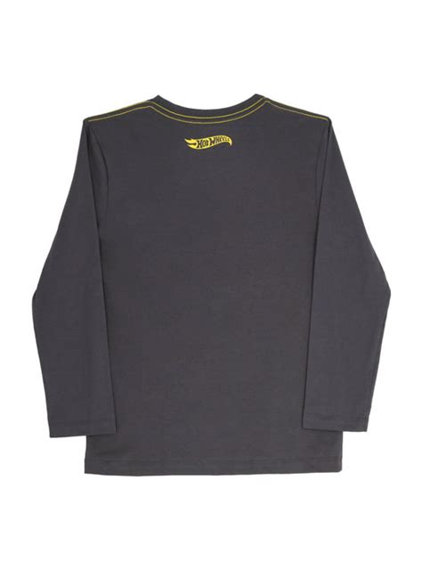 POLERA MANGA LARGA NIÑO HOT WHEELS