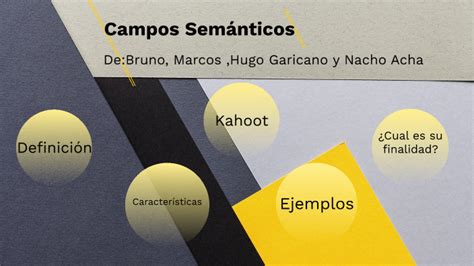 Campo Semantico By Cristina Ecija On Prezi