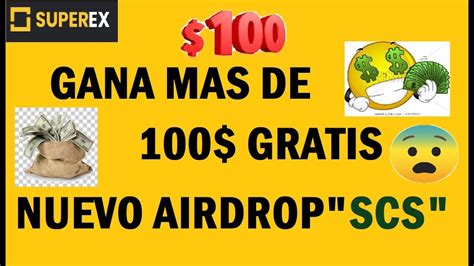 GANA 100 A MAS CON ESTE AIRDROP GRATIS SOLO POR REGISTRO Y SIMPLES