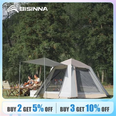 Bisinna Automatic Tent Person Waterproof Camping Tent Easy One