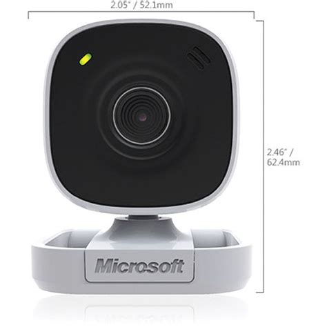 Microsoft LifeCam VX-800 Webcam (Black and Gray) JSD-00001 B&H