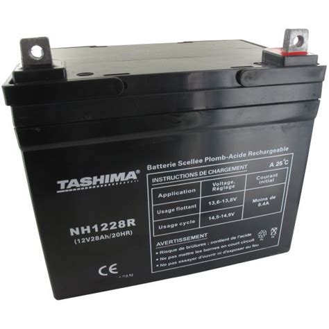 Batterie Gel AGM 12v 28 Ah Droite