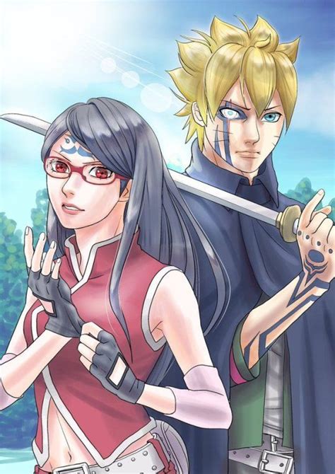 Boruto X Sarada Sarada Uchiha Animes Boruto Anime Naruto