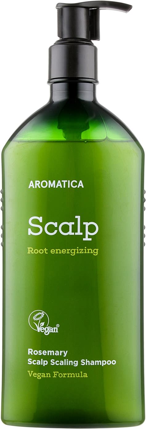 Бессульфатный укрепляющий шампунь с розмарином Aromatica Rosemary Scalp ...