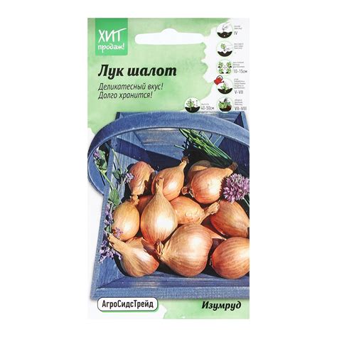 Семена Лук репчатый "шалот Изумруд", 0,3 г (9489406) - Купить по цене ...