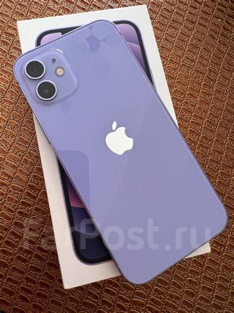 Айфон, Apple iPhone 12, фиолетовый, б/у, в наличии. Цена: 40 000₽ во ...