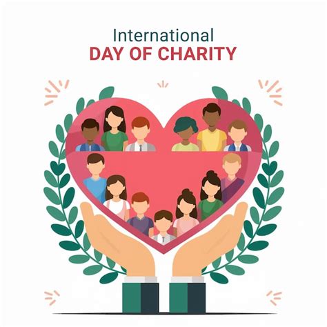 A Poster For International International Day Of Charity Premium Ai