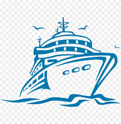 Free Png Cruise Ship Clipart Transparent Black And White Design