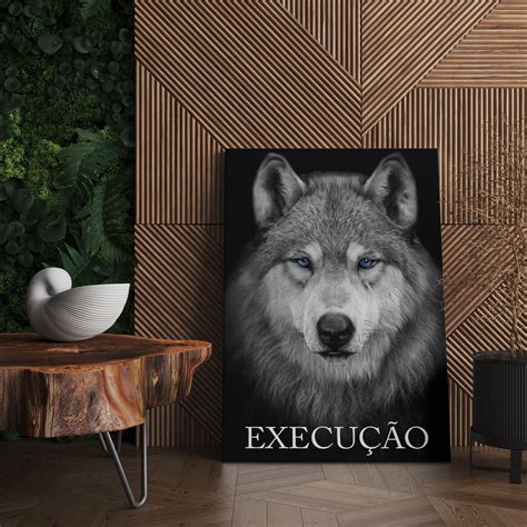 Quadro Decorativo Lobo Execu O Canvas X Foto Paulista