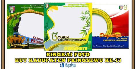 Bingkai Foto HUT Kabupaten Pringsewu Ke 13 Rekomendasi 2022