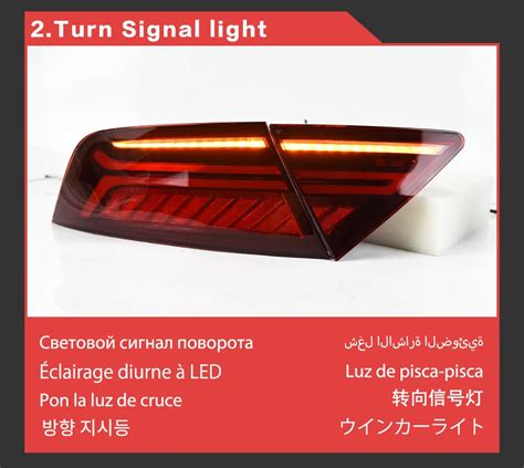 Dynamic Streamer Turn Signal Rear Lamp With Led Elantra Tail Light For