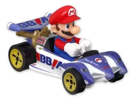 Carrinho Mario Kart Hot Wheels Mattel Gbg Cor Mario Circuit Special Frete grátis
