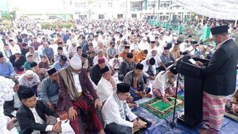 Ratusan Warga Muhammadiyah Palembang Laksanakan Solat Idul Fitri 1444 H