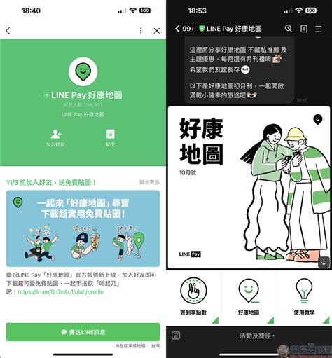 Line Pay 正式推出「好康地圖」line 官方帳號，可愛貼圖免費下載，簽到完成指定任務享 10 點 Line Points 電腦王阿達