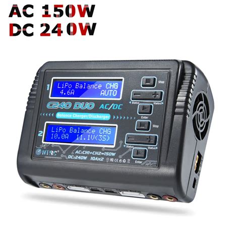 Htrc C240 Duo Ac 150w Dc 240w Dual Channel 10a Balance Discharger For