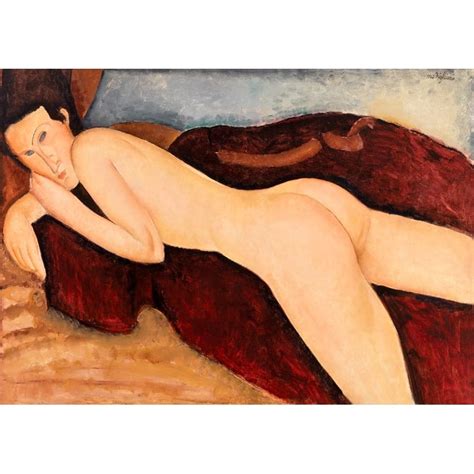 Quadro Su Tela Amedeo Modigliani Nudo Disteso Di Schiena