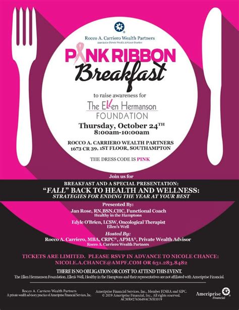 Pink Ribbon Breakfast East Hampton