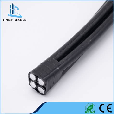 Low Voltage Aerial Bunched Cable Multi Cores Aluminum Conductor