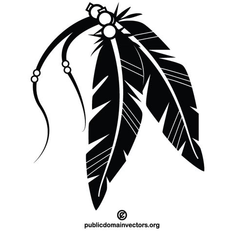 Feathers Silhouette Royalty Free Stock Svg Vector And Clip Art