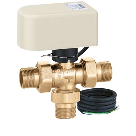 3 Way By Pass Motorized Ball Zone Valve Caleffi S P A