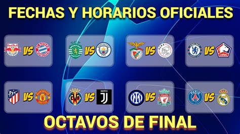 AsÍ Se JugarÁn Los Octavos De Final En La Uefa Champions League 2021