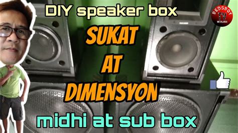 L Ported Box D15 Full Range Speaket D6 Pambahay Na Sounds Sukat At Dimension Youtube