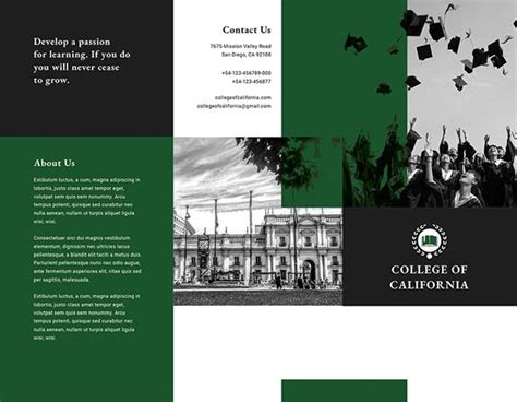 Creative College Brochure Template in Publisher, PSD, Pages, InDesign, Illustrator, Word, Google ...