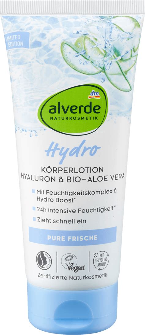 alverde NATURKOSMETIK Körperlotion Hydro 200 ml dauerhaft günstig