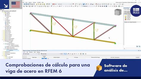 En Comprobaciones De Cálculo Para Vigas De Acero En Rfem 6 Youtube