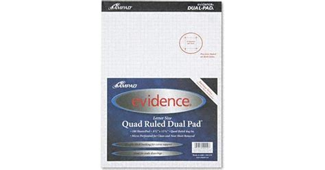 Quad Ruled Double Sheet Writing Pad Letter • Price