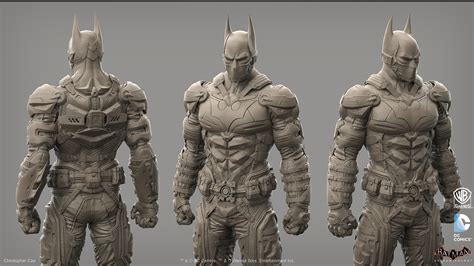 Christopher Cao Batman Arkham Knight Skin Batman Beyond Game Model