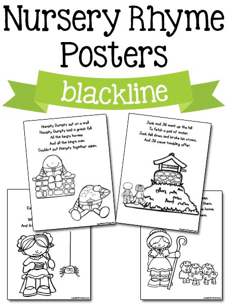 Preschool Nursery Rhyme Worksheets