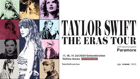 Superstar Taylor Swift is coming to Gelsenkirchen in July 2024.