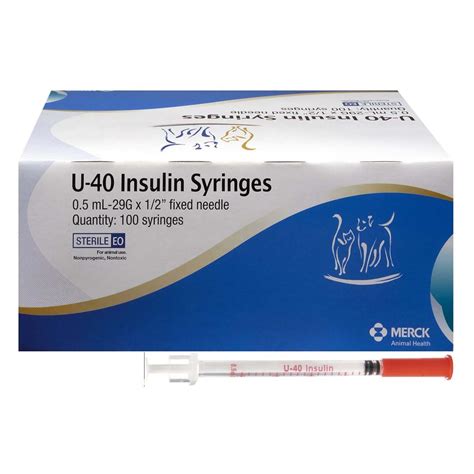 Buy Merck U-40 Insulin Syringes (formely Caninsulin) | Pets Drug Mart ...