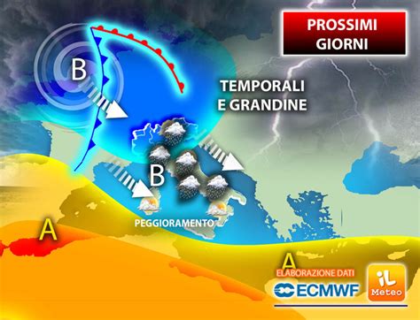 Meteo Prossimi Giorni Tornano Pioggia E Grandine Con Ben Cicloni