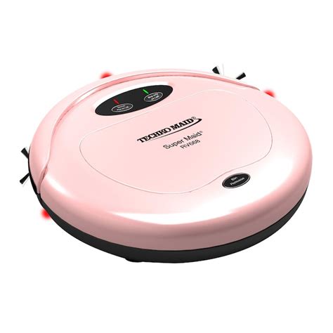 Techko 3 In 1 High Speed Sweepervacuummop Pink Robotic Vacuum In The