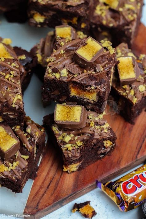 Honeycomb Crunchie Brownies Jane S Patisserie