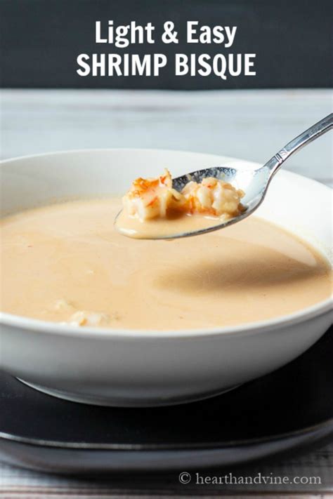 Easy and Light Shrimp Bisque Recipe | Hearth and Vine