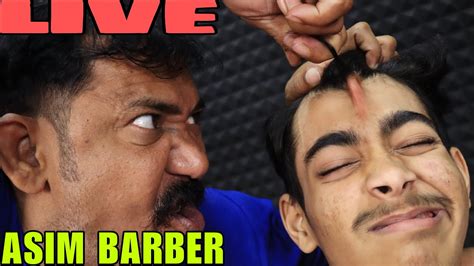 Satisfying Head Massage By Asim Barber Loud Hair Cracking Neck