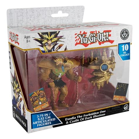 Buy Action Figure Yu Gi Oh Action Figures 2 Pack Exodia The Forbidden One And Castle Of Dark