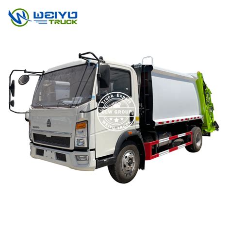 Sinotruk HOWO 4X2 8cbm 8m3 6tons Solid Waste Collection Refuse