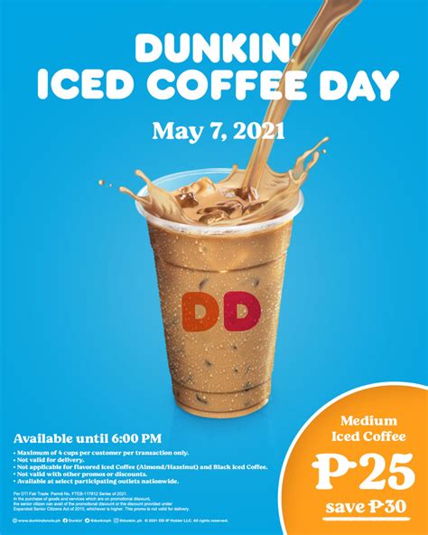 Dunkin Iced Coffee Day 2024 Rubia Claribel