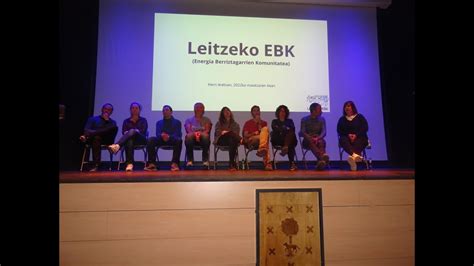 Leitzeko Energia Berriztagarrien Komunitatearen Aurkezpena