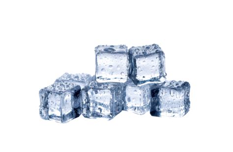 Ice Cubes On White Background Blue Ice Fresh Transparent Png